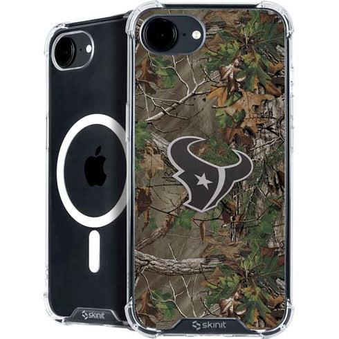 NFL Houston Texans Realtree Xtra Green Camo iPhone 16e MagSafe Case