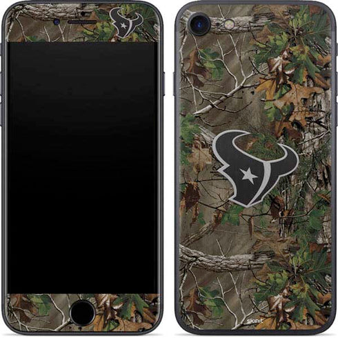 NFL Houston Texans Realtree Xtra Green Camo iPhone 8 Skin