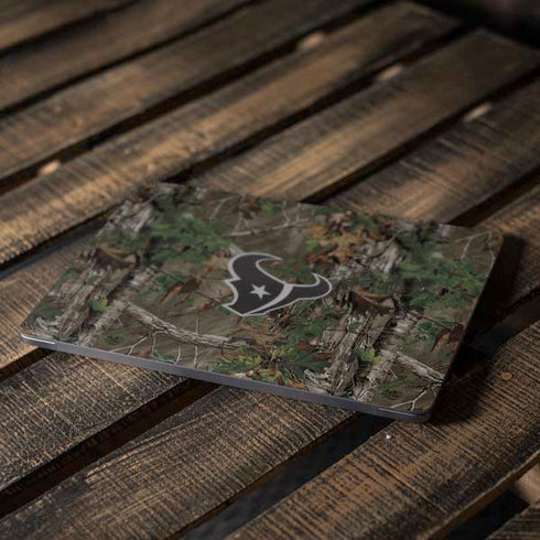NFL Houston Texans Realtree Xtra Green Camo Apple MacBook Air Skin