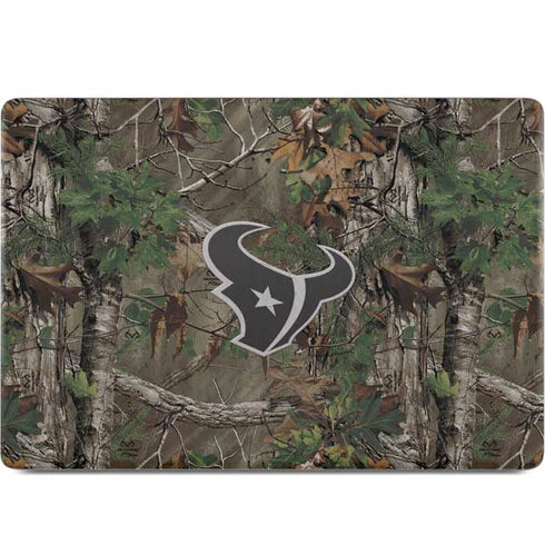 NFL Houston Texans Realtree Xtra Green Camo MacBook Skins