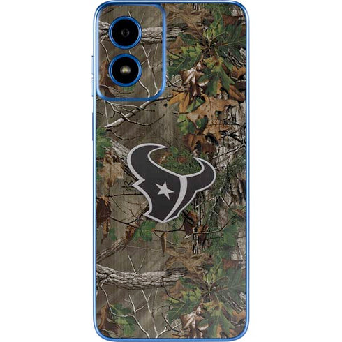 NFL Houston Texans Realtree Xtra Green Camo Moto G Play 4G (2024) Skin
