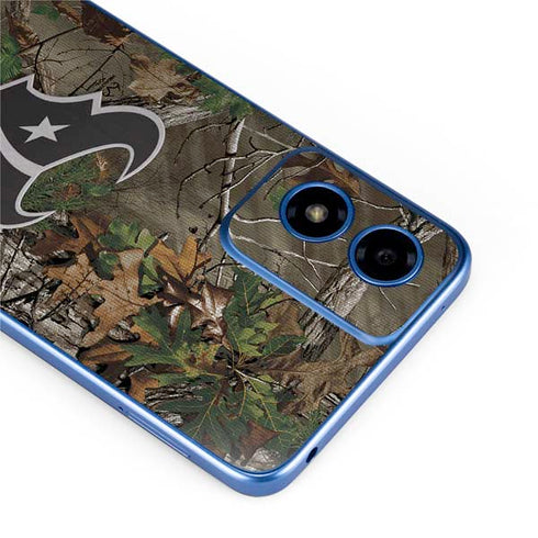 NFL Houston Texans Realtree Xtra Green Camo Moto G Play 4G (2024) Skin