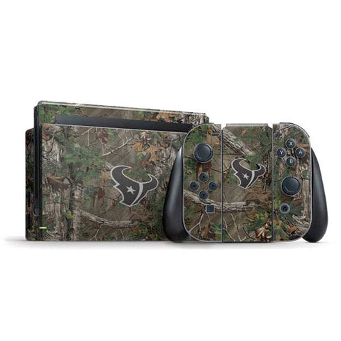 NFL Houston Texans Realtree Xtra Green Camo Nintendo Skins