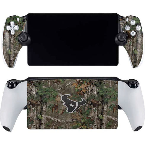 NFL Houston Texans Realtree Xtra Green Camo PlayStation Portal Remote Player Skin