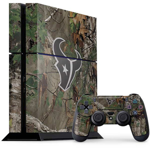NFL Houston Texans Realtree Xtra Green Camo PlayStation PS4 Skins