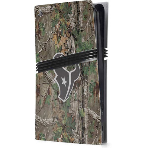 NFL Houston Texans Realtree Xtra Green Camo PlayStation PS5 Skins