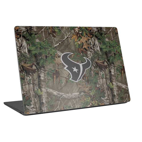NFL Houston Texans Realtree Xtra Green Camo Laptop Skins