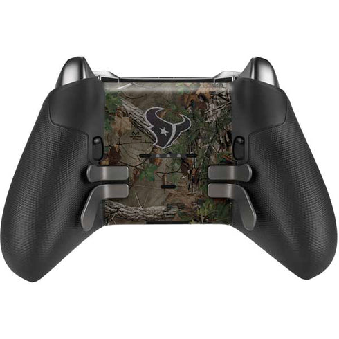NFL Houston Texans Realtree Xtra Green Camo Xbox Elite Wireless Controller Series 2 Skin