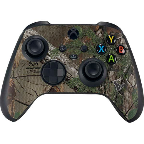 NFL Houston Texans Realtree Xtra Green Camo Xbox Series X Bundle Skin