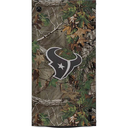 NFL Houston Texans Realtree Xtra Green Camo XBox Series X Digital Edition Console Skin