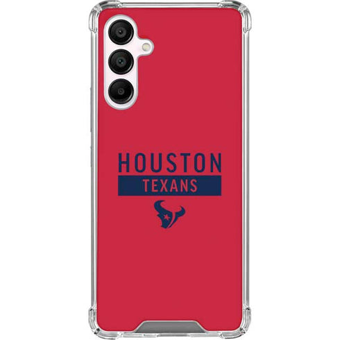 NFL Houston Texans Red Performance Series Galaxy A16 5G Clear Case