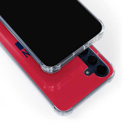 NFL Houston Texans Red Performance Series Galaxy A55 5G Clear Case