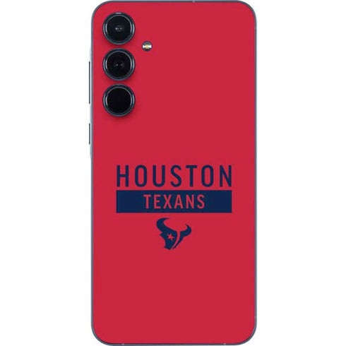 NFL Houston Texans Red Performance Series Galaxy A55 5G Skin