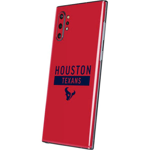 NFL Houston Texans Red Performance Series Galaxy Note 10 Plus Skin
