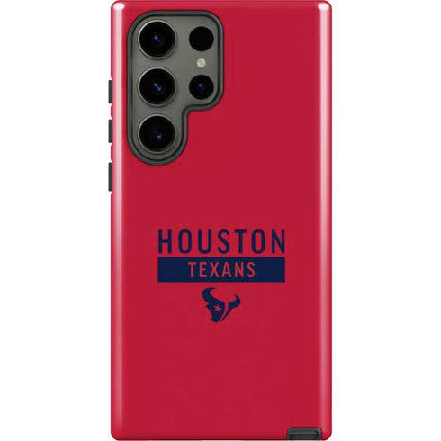 NFL Houston Texans Red Performance Series Galaxy S23 Ultra Pro Case