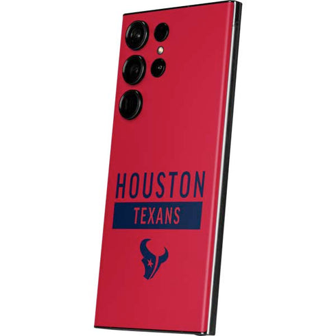 NFL Houston Texans Red Performance Series Galaxy Skins