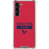 NFL Houston Texans Red Performance Series Galaxy S24 FE Clear Case