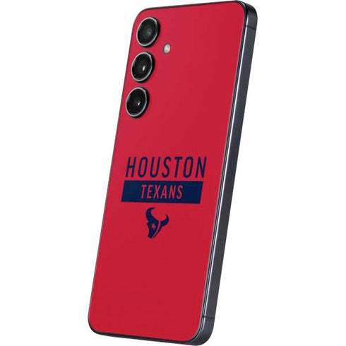 NFL Houston Texans Red Performance Series Galaxy S24 Skin
