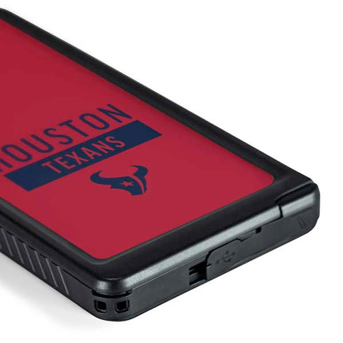 NFL Houston Texans Red Performance Series Galaxy S24 Ultra Waterproof Case