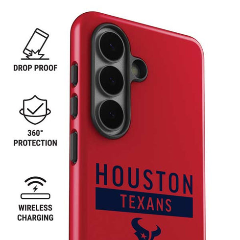 NFL Houston Texans Red Performance Series Galaxy S26 Impact Case