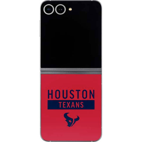 NFL Houston Texans Red Performance Series Galaxy Z Flip6 Skin