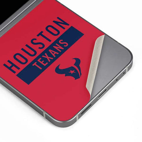NFL Houston Texans Red Performance Series Galaxy Z Flip6 Skin