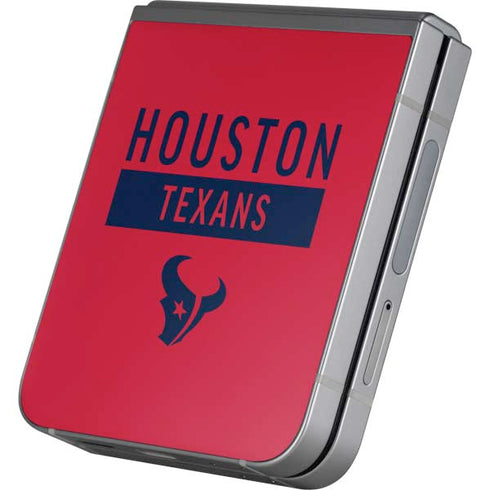 NFL Houston Texans Red Performance Series Galaxy Z Flip6 Skin