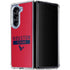 NFL Houston Texans Red Performance Series Galaxy Z Fold5 5G Clear Case
