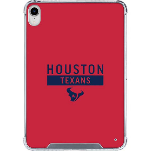 NFL Houston Texans Red Performance Series iPad 11th Gen (2025) Clear Case