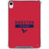 NFL Houston Texans Red Performance Series iPad 11th Gen (2025) Clear Case