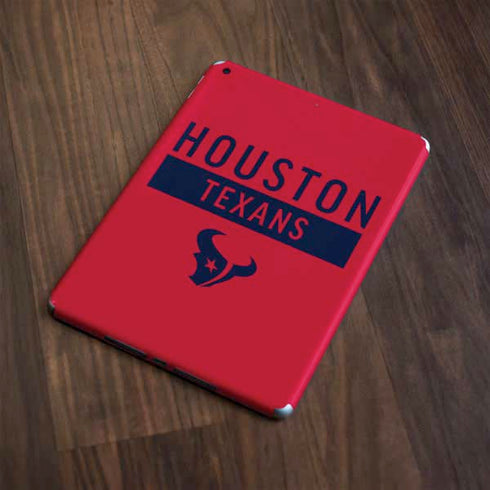 NFL Houston Texans Red Performance Series Apple iPad Skin