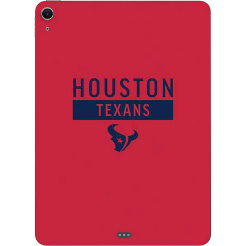 NFL Houston Texans Red Performance Series Apple iPad Air Skin