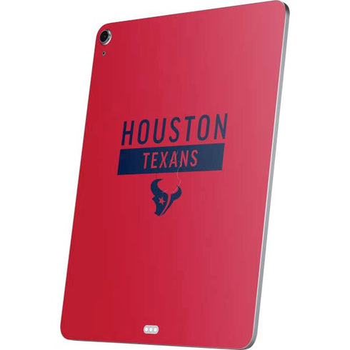 NFL Houston Texans Red Performance Series Apple iPad Air Skin