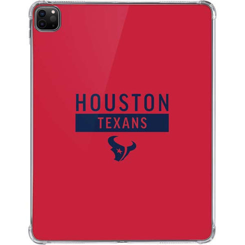 NFL Houston Texans Red Performance Series iPad Pro 11in (2024) Clear Case