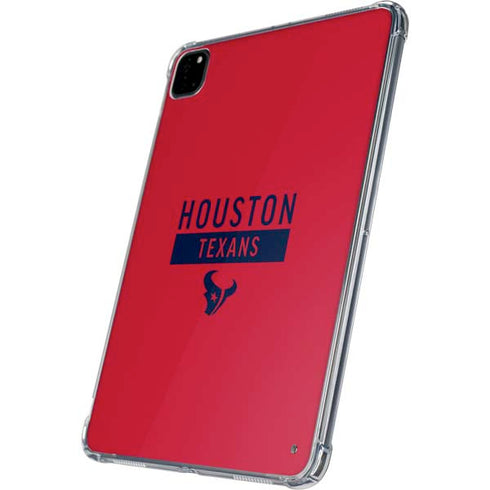 NFL Houston Texans Red Performance Series iPad Pro 11in (2024) Clear Case