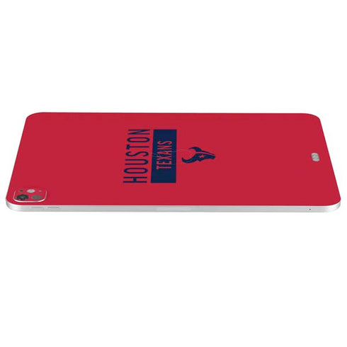 NFL Houston Texans Red Performance Series iPad Pro 13in M4 (2024) Skin