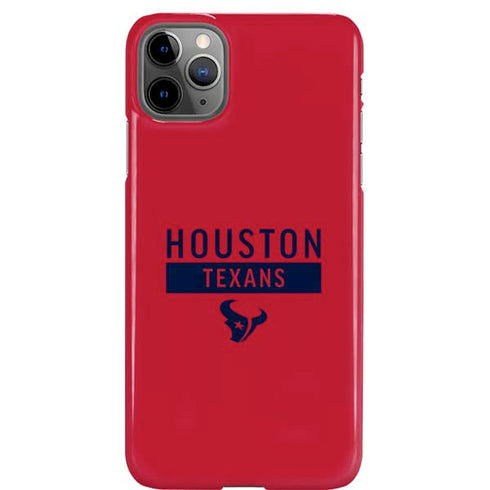 NFL Houston Texans Red Performance Series iPhone Cases