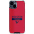 NFL Houston Texans Red Performance Series iPhone 15 Clear Case