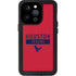 NFL Houston Texans Red Performance Series iPhone 15 Pro Waterproof Case