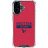 NFL Houston Texans Red Performance Series iPhone 16 Clear Case