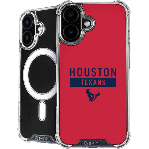 NFL Houston Texans Red Performance Series iPhone 16 Plus MagSafe Case