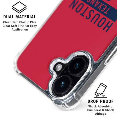 NFL Houston Texans Red Performance Series iPhone 16 Plus MagSafe Case