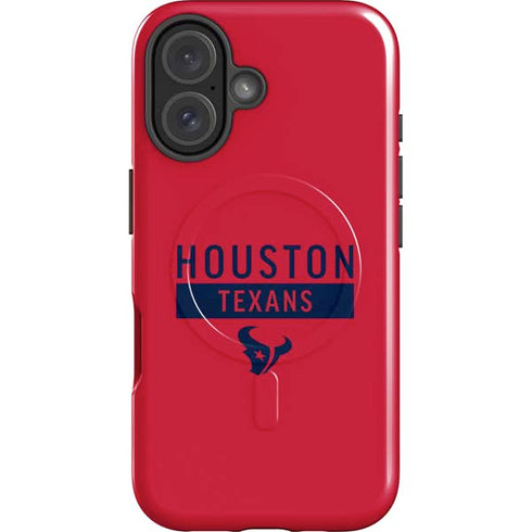 NFL Houston Texans Red Performance Series iPhone 16 Plus Magsafe Impact Case