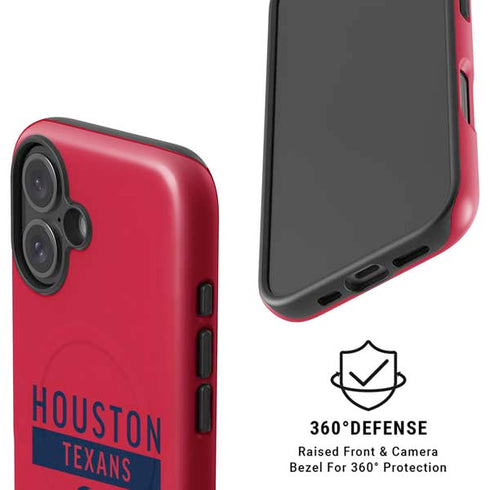NFL Houston Texans Red Performance Series iPhone 16 Plus Magsafe Impact Case