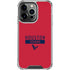 NFL Houston Texans Red Performance Series iPhone 16 Pro Clear Case