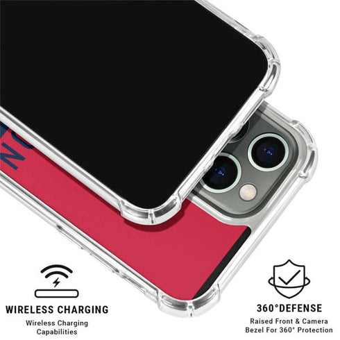 NFL Houston Texans Red Performance Series iPhone 16 Pro Clear Case
