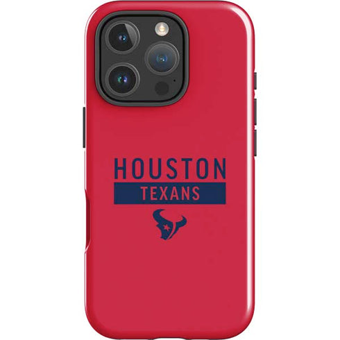 NFL Houston Texans Red Performance Series iPhone 16 Pro Impact Case