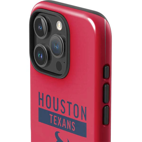 NFL Houston Texans Red Performance Series iPhone 16 Pro Max Impact Case