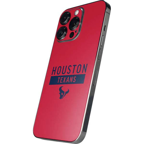 NFL Houston Texans Red Performance Series iPhone 16 Pro Max Skin