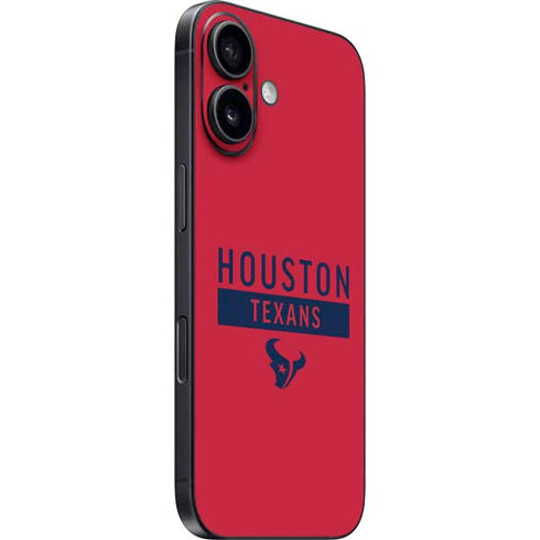 NFL Houston Texans Red Performance Series iPhone 16 Skin